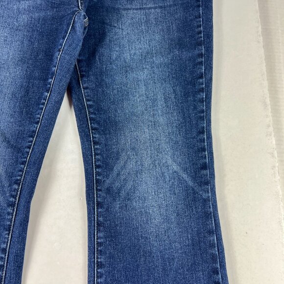 Judy Blue Jeans Women's 32x28* High Rise Slim Boot Cut Blue Stretch Denim Tag 32 - Picture 3 of 16